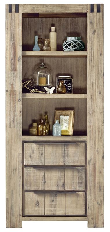 Boekenkast Bassano 88 x 200 light grey
