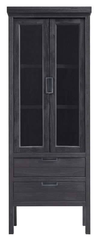 Kast Stretto black 195 x 72 zwart