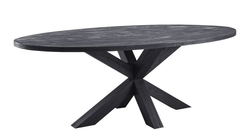 Eettafel Stretto 230 x 115 black