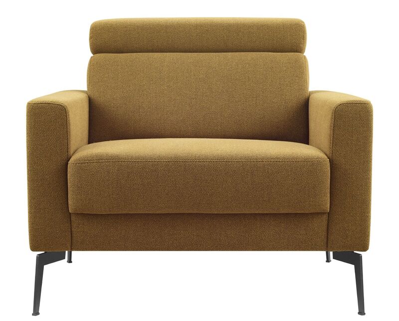 Fauteuil Tusari polyether zitting mustard