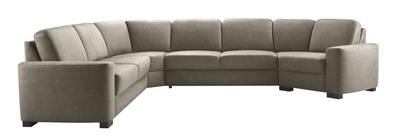 Hoekbank Modo HR-schuim zitting wood