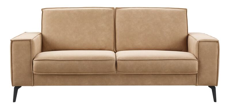 2,5 (2x80) zitsbank Barrio HR-schuim zitting caramel