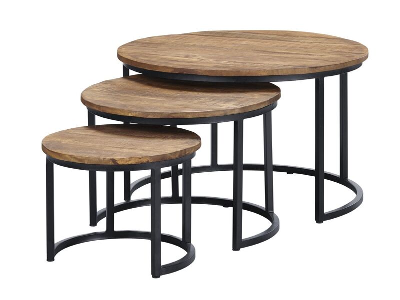 Salontafel set Findla naturel