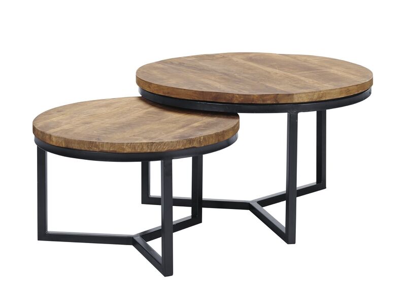 Salontafel set Kumla naturel