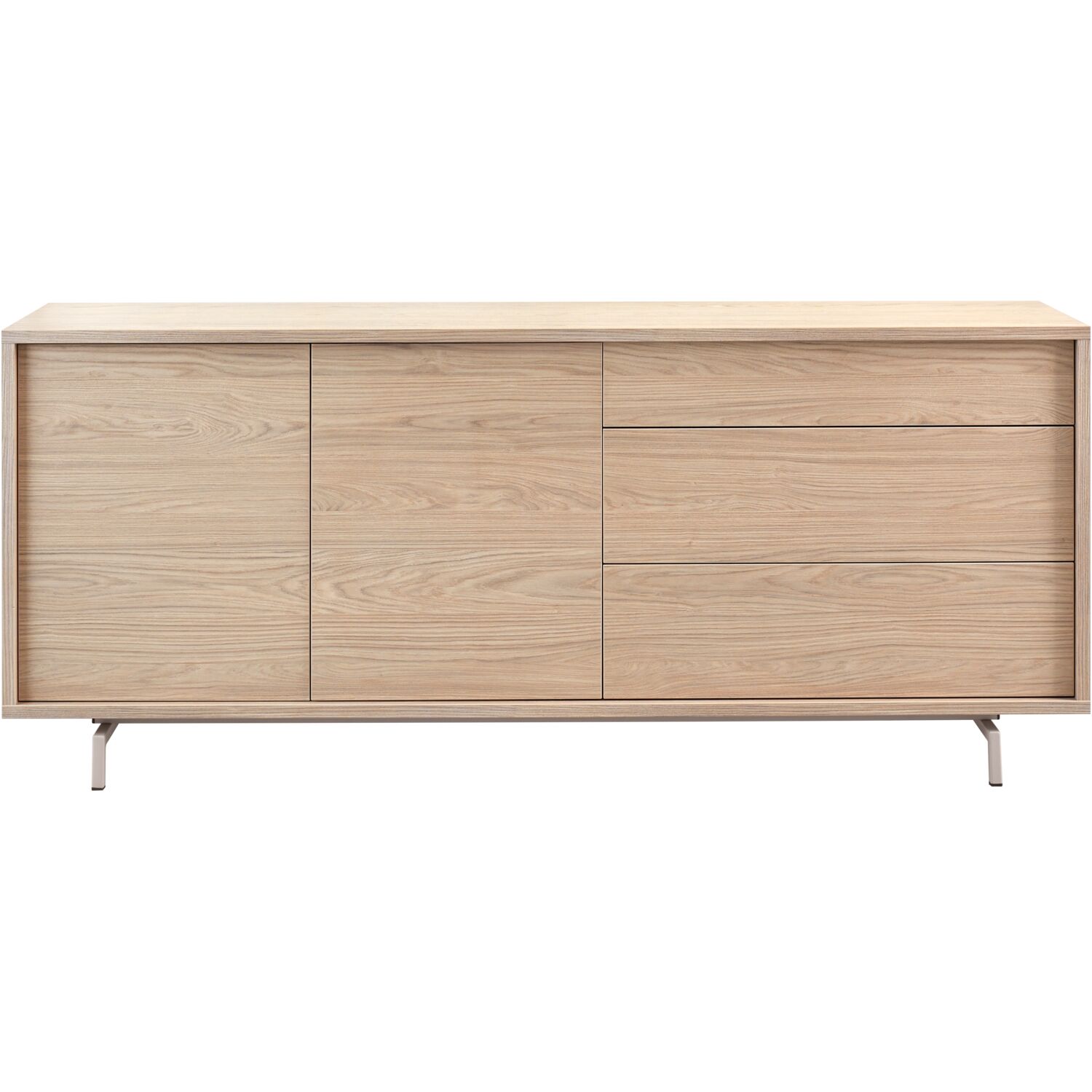 Dressoir Famosa 2 deurs 3 lade misty oak decor