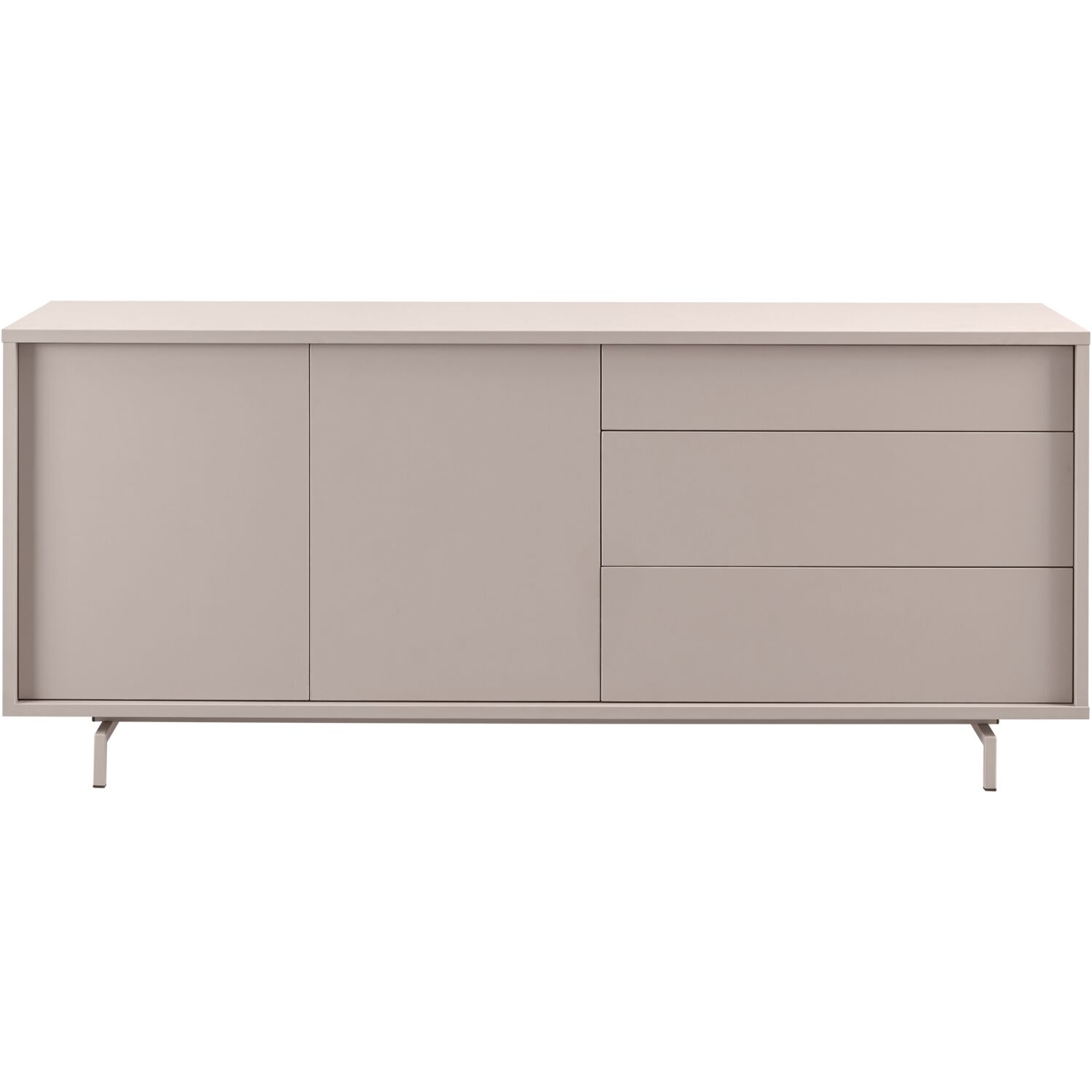 Dressoir Famosa 2 deurs 3 lade stone grey decor