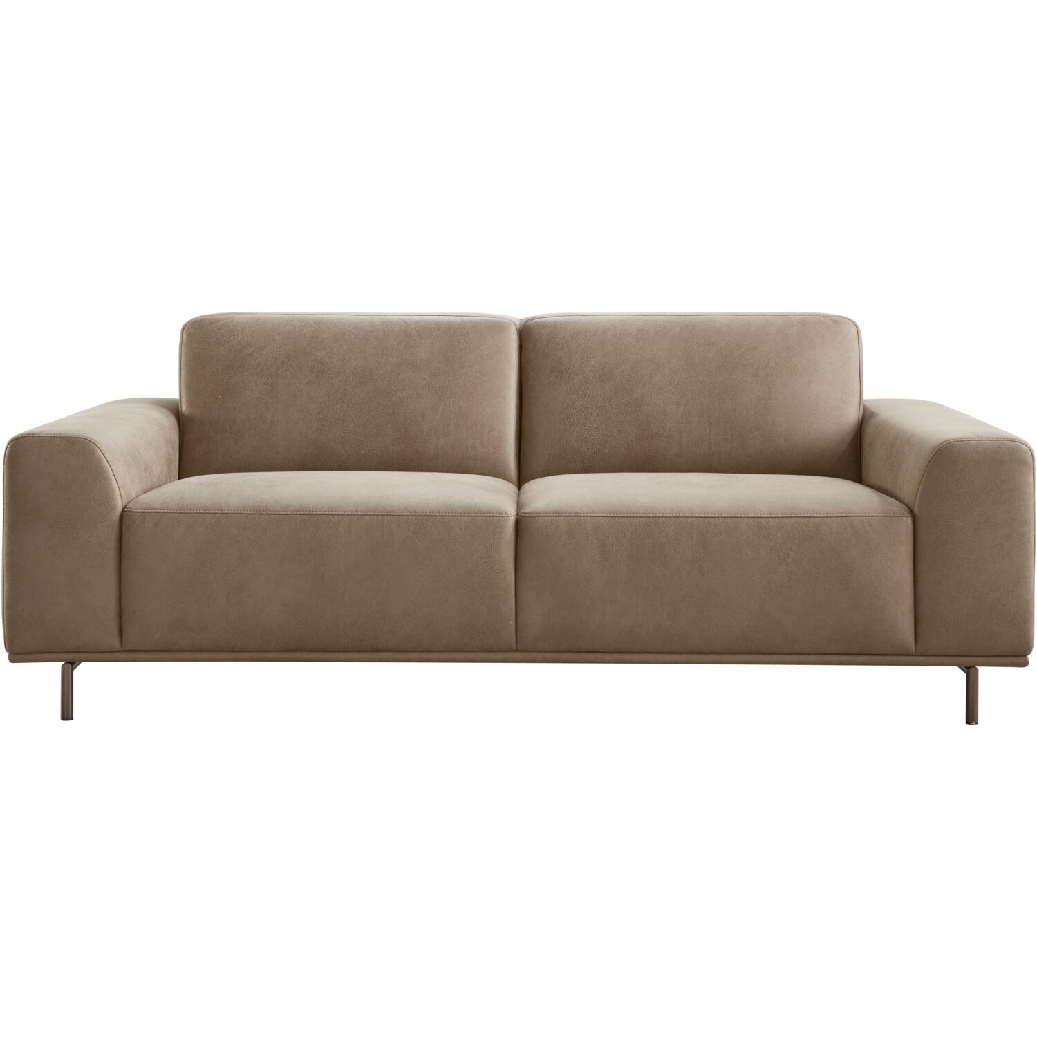 2,5 zitsbank Pantini koudschuim in bruin