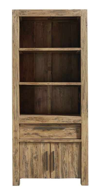 Boekenkast Travi 201 x 86 teak black wash