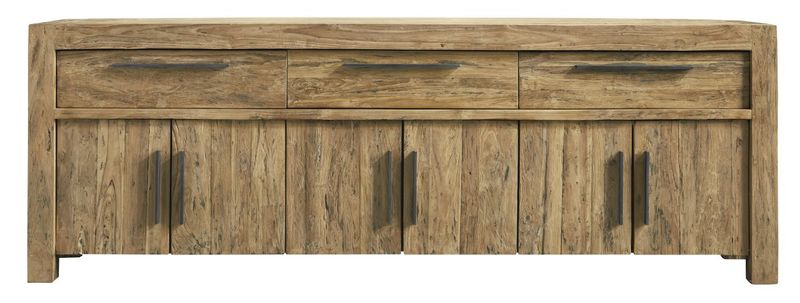 Dressoir Travi 78 x 226 teak black wash