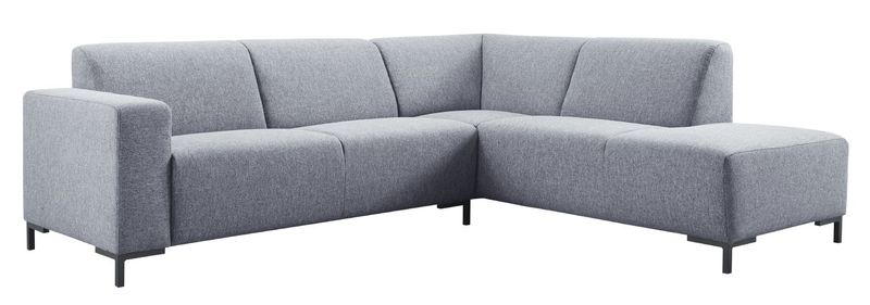 Hoekbank Alpa pocketveren en HR-schuim zitting donkergrijs