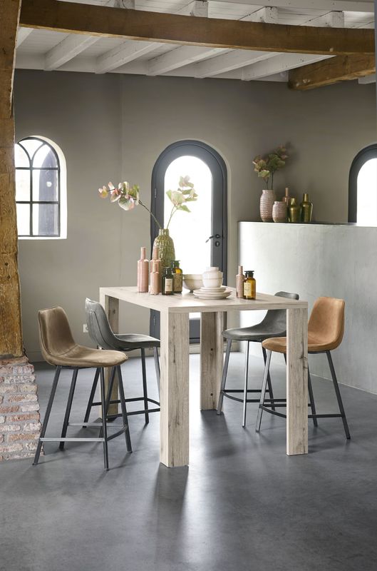 Barkruk Serrado cognac