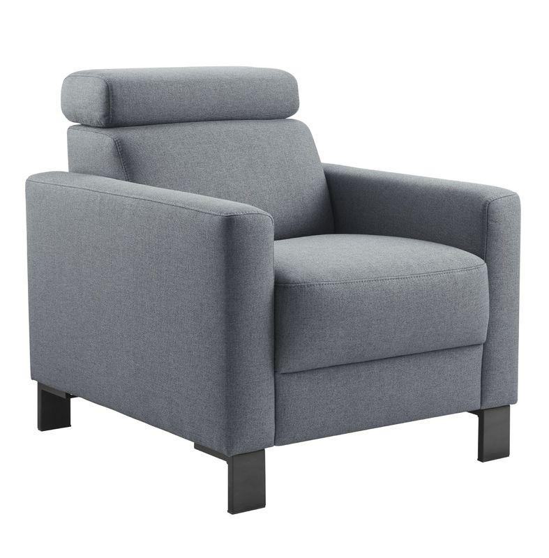 Fauteuil Telino HR-schuim zitting grijs