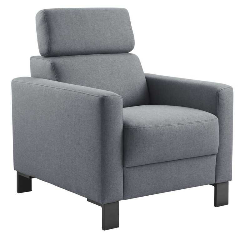 Fauteuil Telino HR-schuim zitting grijs