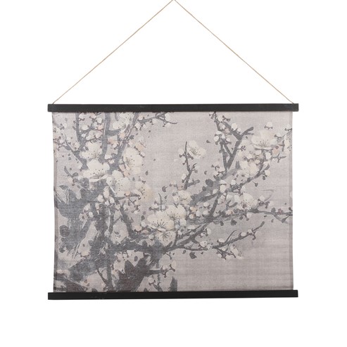 Muurhanger Amola grijs, 90x70 cm