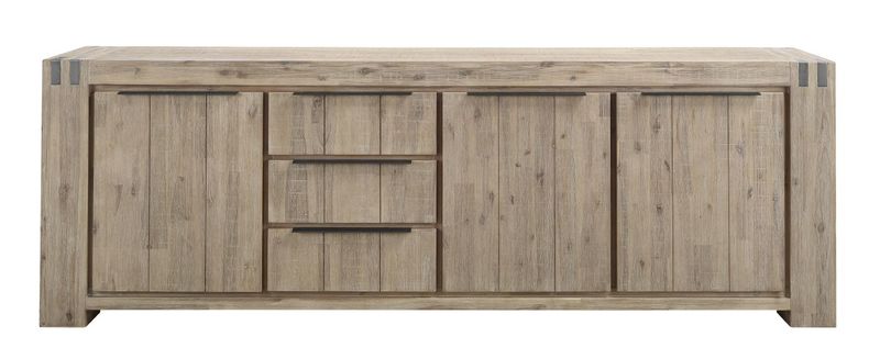 Dressoir Bassano 86 x 256 rough light grey