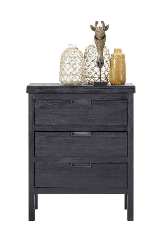 Kastje Stretto black  90 x 72 zwart