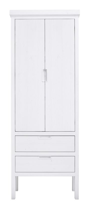 Vitrinekast Stretto white 195 x 72 wit