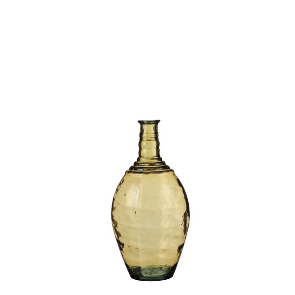 Vaas Nebbia oker glas, 28x60 cm
