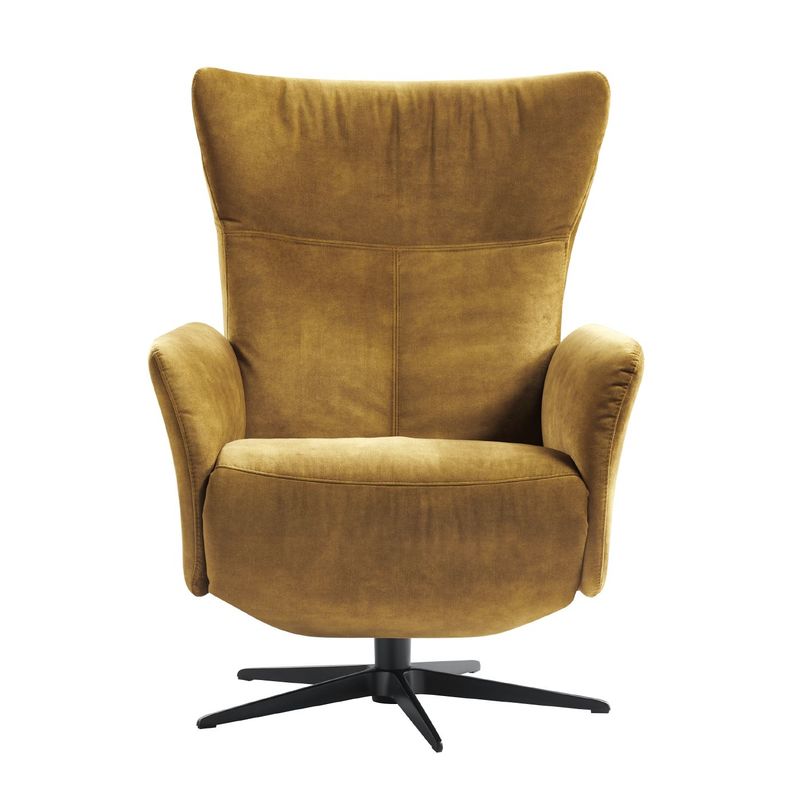 Relaxfauteuil Ivaldi nosagveren met HR-schuim zitting elektrisch verstelbaar gold
