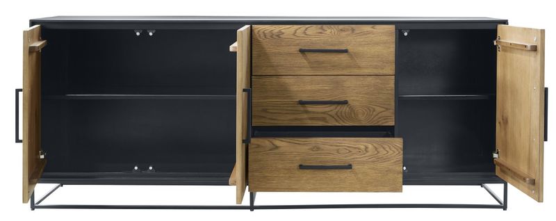 Dressoir Veneta 199 x 79 eiken fineer naturel