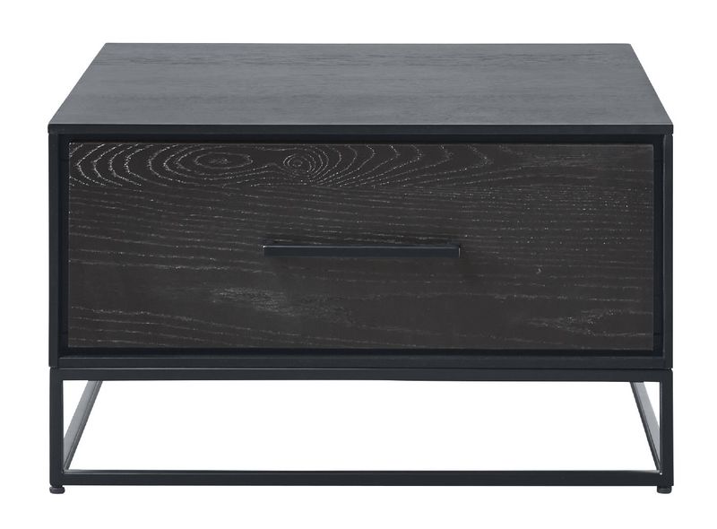 Salontafel Veneta 65 x 65 eiken fineer zwart