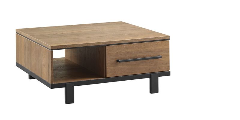 Salontafel Adanti 90 x 90 tabacco decor