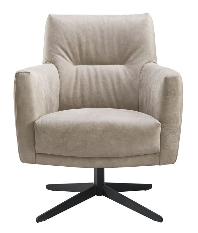 Draaifauteuil Morini pocketvering met viscoschuim zitting grey