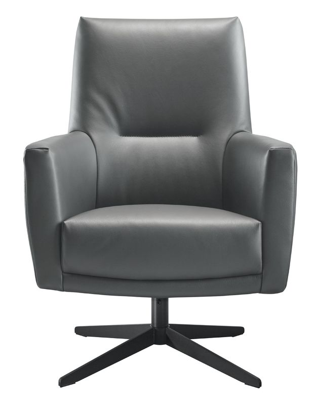Draaifauteuil Morini pocketveren met HR-schuim zitting graphite