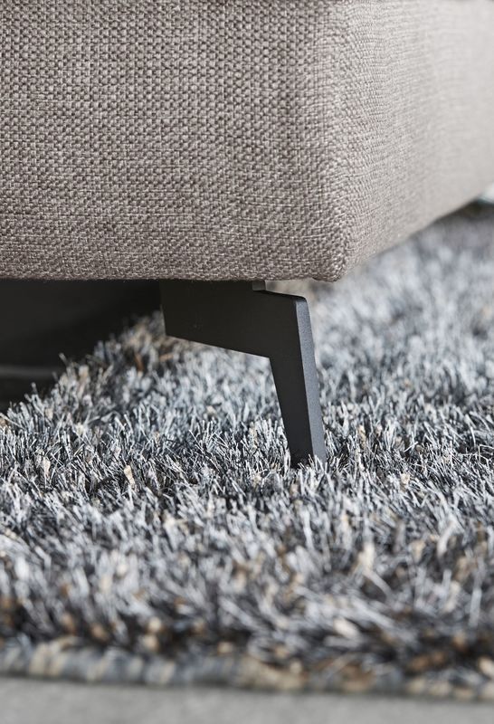 Hoekbank Mano pocketveren met viscoschuim zitting taupe