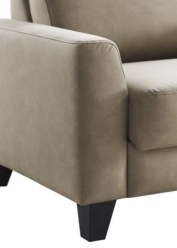Fauteuil Mano HR-schuim zitting taupe