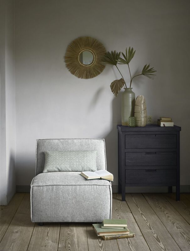 Kastje Stretto black  90 x 72 zwart