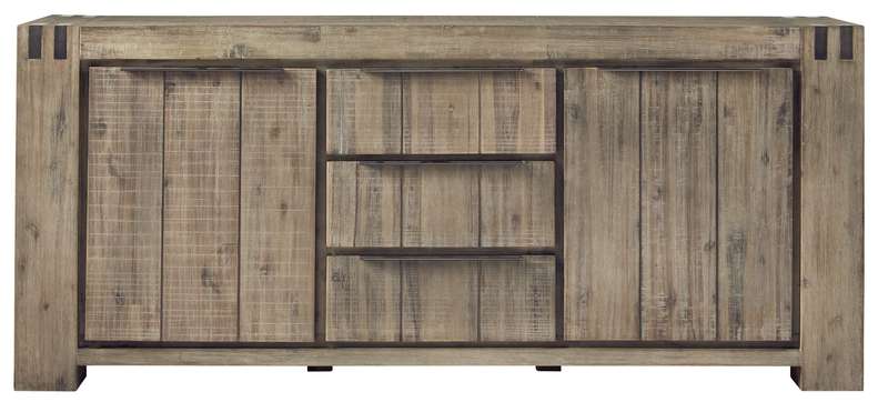 Dressoir Bassano 200 x 86 rough warm grey