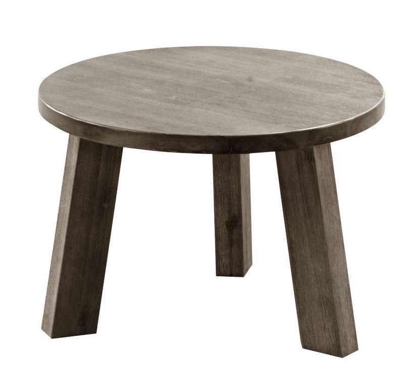 Bijzettafel Bassano 50 cm rough warm grey