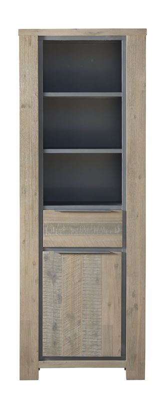 Boekenkast Robusto 200 x 73 vintage grey