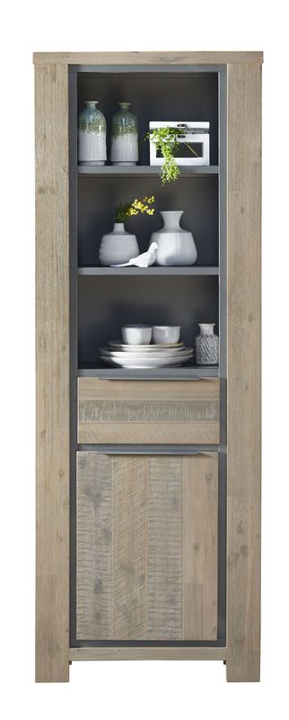 Boekenkast Robusto 200 x 73 vintage grey