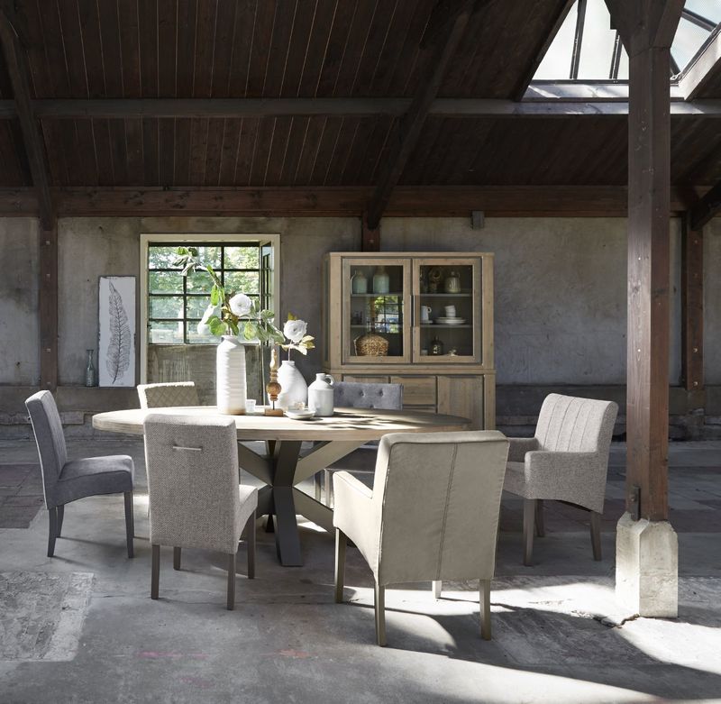Vitrinekast Robusto 200 x 168 vintage grey