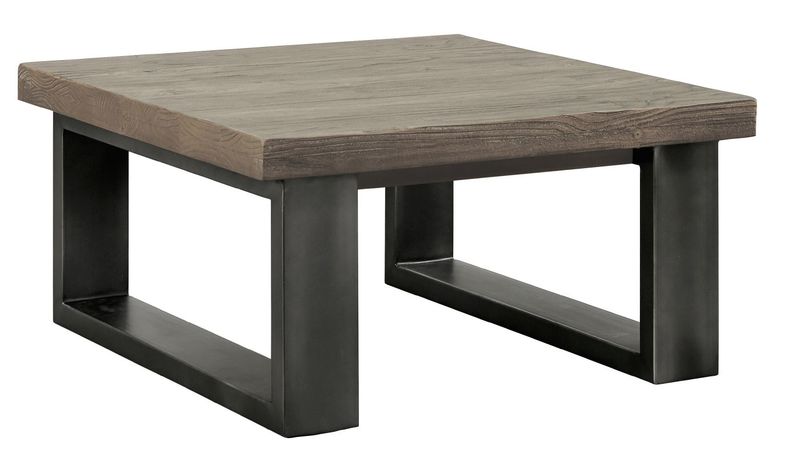 Salontafel Alesio 85 x 85 pine antique grey