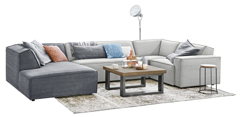 Salontafel Alesio 85 x 85 pine antique grey