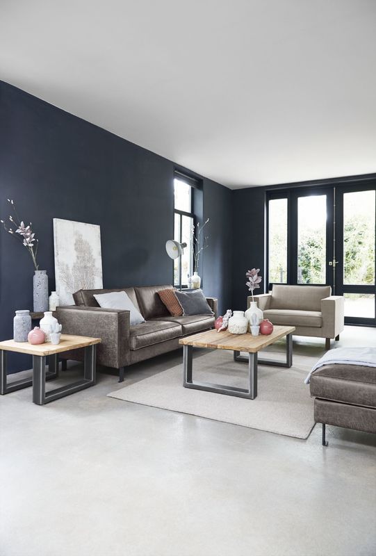 3,5-zitsbank Tazzo HR-schuim zitting onyx