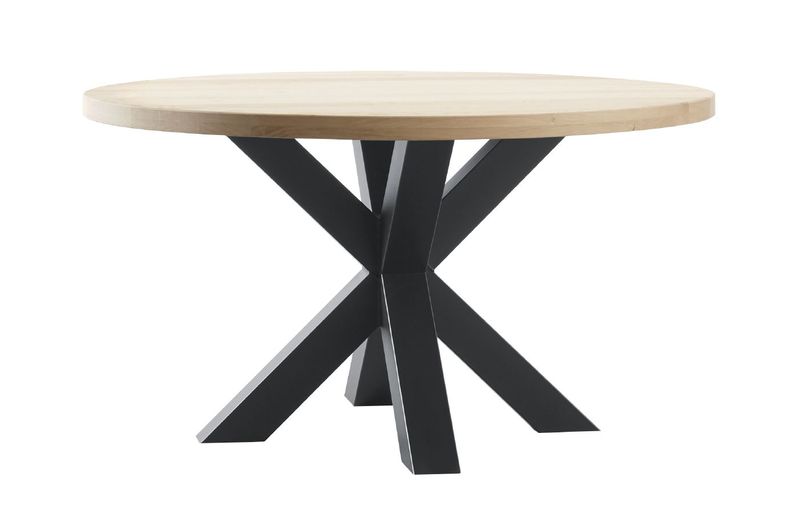 Eettafel Tavolo 140 naturel grey