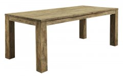 Eettafel Travi 160 x 90 teak black wash