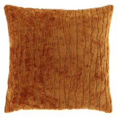 Sierkussen Dascio leather brown, 45x45 cm