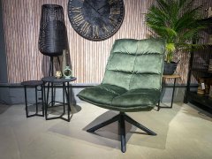 Draaifauteuil Mock in Velvet groen