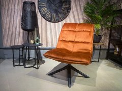 Draaifauteuil Mock in Velvet roest