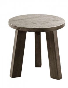 Bijzettafel Bassano 40 rough warm grey