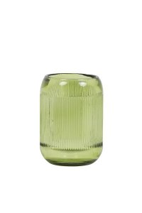 Theelicht Pepper glas groen, Ø9 cm 