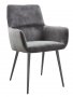 Eetfauteuil Brasile dark grey