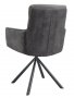 Eetfauteuil Cavaletta dark grey