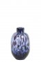 Vaas Azzano donkerblauw glas, 9x15 cm