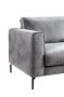 Loveseat Linoza polyether zitting dark grey